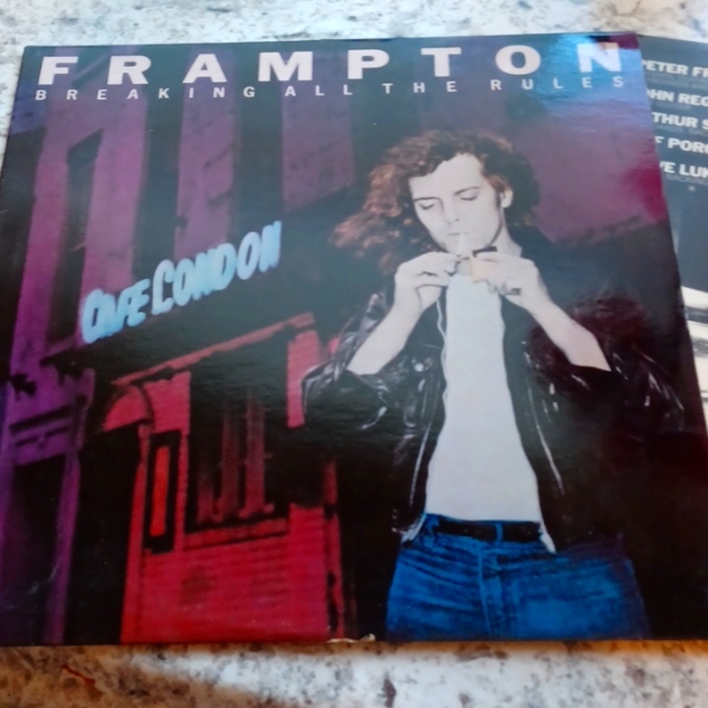 Peter Frampton breaking all the rules vinyl record lp 1981